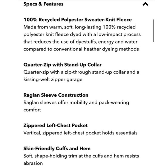 Patagonia Better Sweater 1/4-zip fleece red pullover - Picture 8 of 9